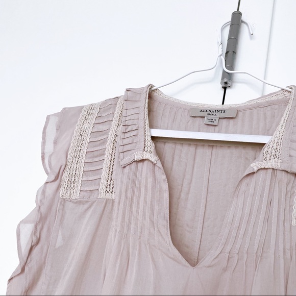 All Saints Ruffle Blouse - Picture 2 of 3